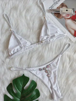 Halter Crystal Rhinestone Diamond Bikini 2026 Female Swimsuit Women Swimwear Two Pieces Bikini set Brazilian Bathing Suit Swim