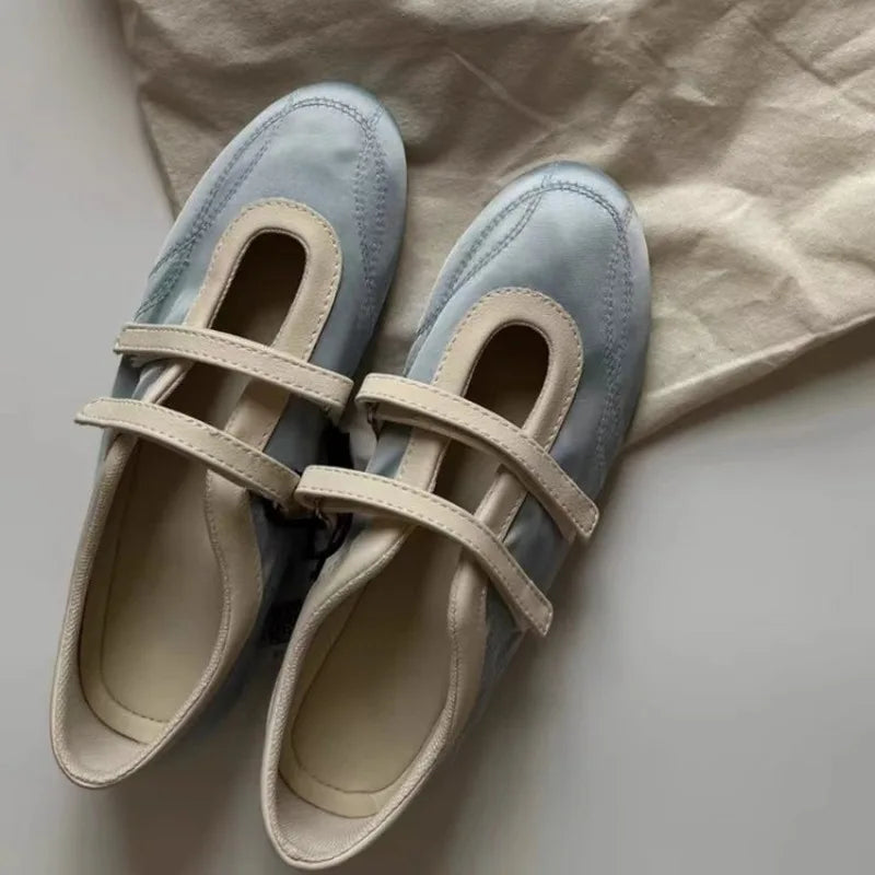 Flats Mary Jane Ballet Shoes Women Sandals Loafers Summer 2026 Trend Shallow Casual Shoes New Dress Comfort Zapatos De Mujer