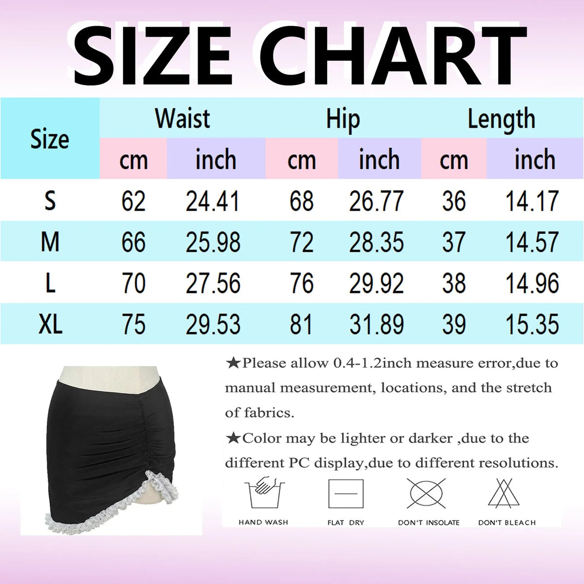 Women Swim Skirt Asymmetrical White Lace Trim Ruched Front Solid Bikini Cover Up Skirt For Summer Vacation Pool Party Beachwear