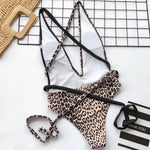 Long Strap Wrap Around Swim Suit For Women Swimwear One Piece Swimsuit Female Bather Snake Print Bathing Suit Beach V852SW