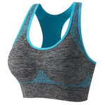 New Sports Bra Women Seamless Gym Jogging Crop Top Female Tops Yoga Fitness Shockproof Vest Sport Bras for Women Sutian Feminino