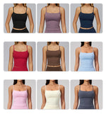 Summer Yoga Tank Top Women Breathable Sport Bra Gym Running Casual Vest Comfort Fit Workout Top Female Shockproof Yoga Underwear