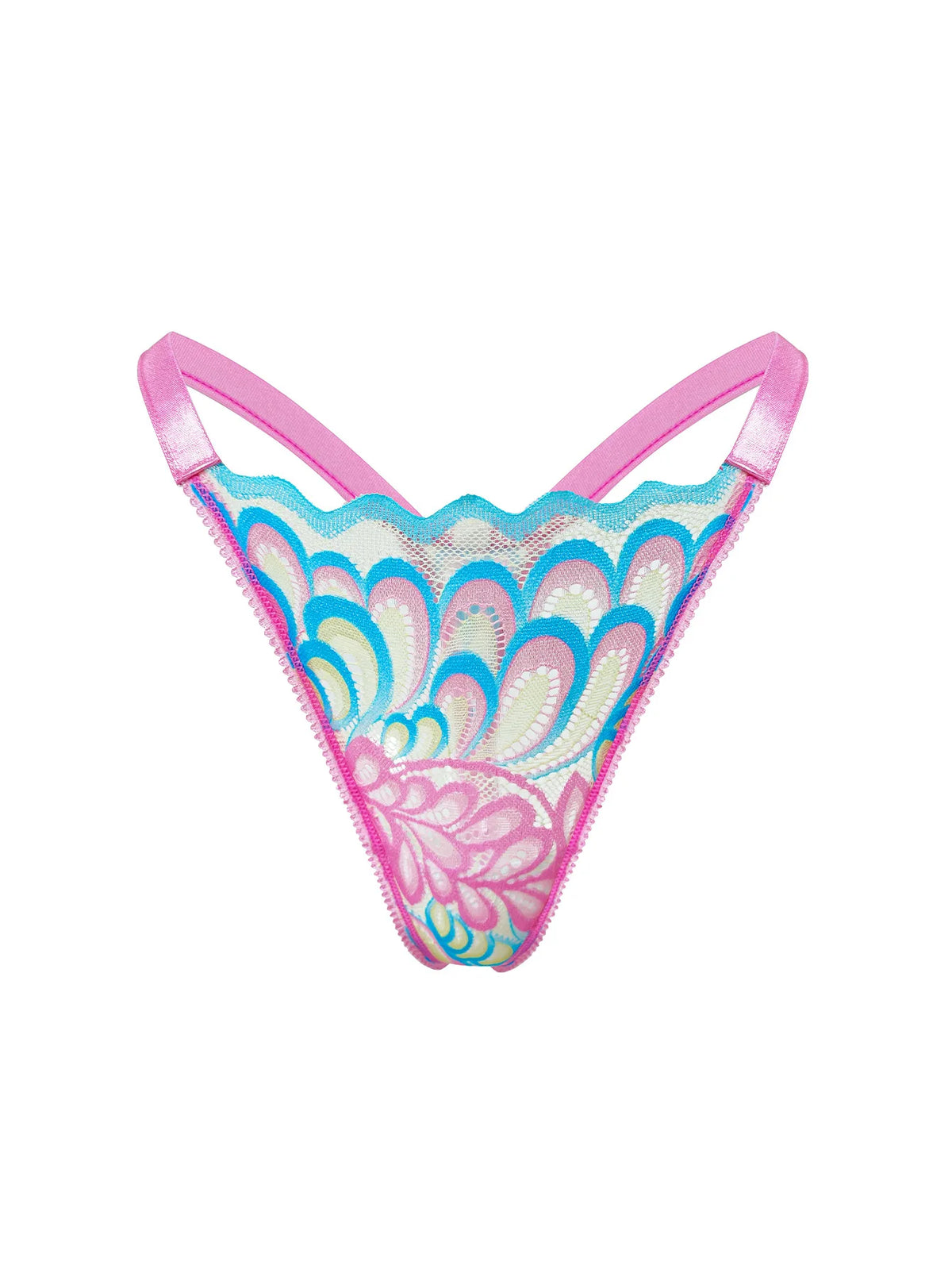 1pc Low Rise Mixed Color Sexy Women G-string Fashion Style Hollow out Elegant Sexy Lingerie Breathable Soft Lady Thong Underwear