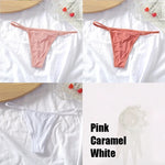 New 3PCS/Set Cotton Bikini Panties Women Sexy Solid Color Low Waist Thongs Female Breathable G-String Underwear Comfort Lingerie