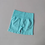 Women's High-Waisted Yoga Sports Shorts Summer Stretch Hip-Lifting Abdominal-Tightening Fitness Three-Part Shorts
