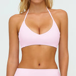 Hanging Neck Yoga Bra Women Sports Bra Breathable Shock Proof Gym Workout Fitness Push up Top Running Active Sportswear Vest Bra
