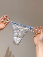 Lace Girls G String Sexy Panties Women Underwear Briefs Hollow Out Thong High Quality Transparent Underpants Lingerie Intimates