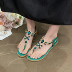 Women Sandal Summer Fashion Rhinestone Casual Shoe for Woman Luxury Beach Slippers Designer Flip Flops