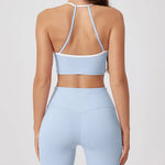 Yoga Suit Women Tracksuit Sports Vest High Waist Legging Outfit Girl Gym Set Fitness Running Workout Clothes Push Up Sportswear