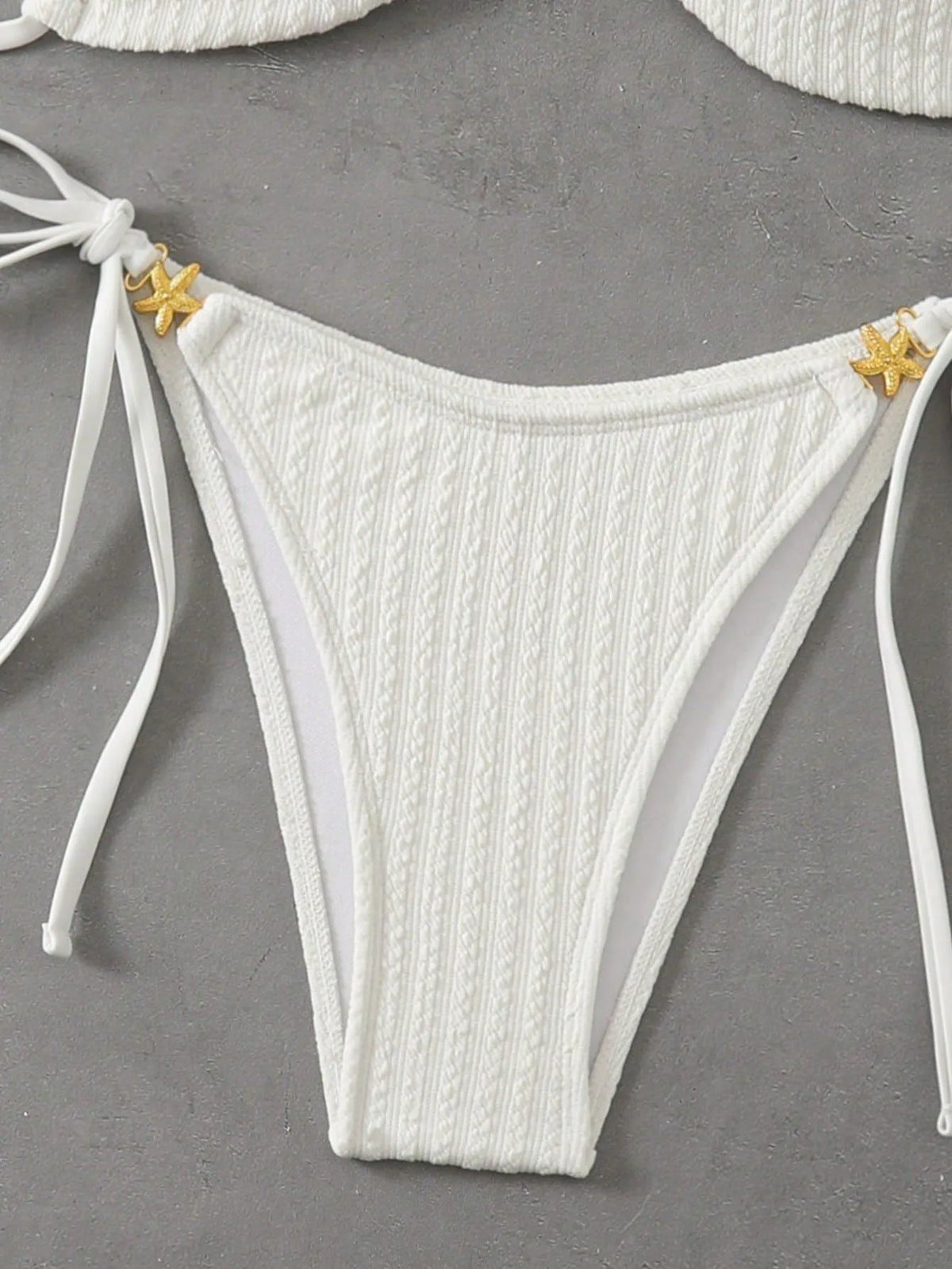 Solid Split Swimsuit Women 2 Piece Triangle Bandage High Cut Thong Bikini Push Up Summer New Sexy Bathing Suit Beachwear