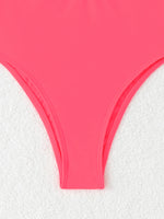 2026 Halter Swimsuit One Piece Solid Hollow Swimwear Women Sexy Bathers Bathing Swimming Swim Suit Female Beachwear