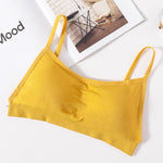 Women Seamless Bras Women's Bra Top Female Underwear Sexy Lingerie Removable Pad Bandeau Backless Fitness Top Wireless Bralette