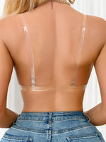 3/4 cup Black Wireless Braissere Push Up bra Convertible Straps Transparent Straps sexy Bra Women underwear MR3459