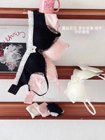 Japanese Anime Lace Bra Set Push Up Wireless Bralette Small Bust Seamless Sexy Triangle Cup Lingerie Set Spring Summer MOYISU