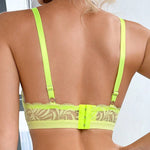 1 pcs fashionable bright color set spicy bra sexy Lingerie women's New lace party underwearMR2953