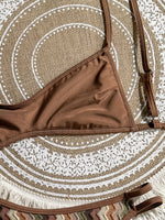 Crochet Striped High Leg Cut Brazilian Bikini Female Swimsuit Women Swimwear Two-pieces Bikini Set Bather Bathing Suit Swim Lady