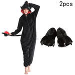 New Toothless Dragon Animal Unisex Adult Kigurumi Unicorn Onesie Pajamas Cartoon Halloween Family Party Costumes Jumpsuits