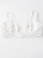 Sexy U-shaped spacer bra thin mesh Breathable underwear underwire comfortable stylish Lingerie bralette