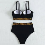 2025 Sexy Push Up Bra Cup Bikinis High Waist Bikini Female Swimsuit Women Swimwear Two-pieces Bikini set Bathing Suit Swim Lady