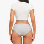 7Pcs/Set Women's Seamless Cotton Briefs Women Panties Solid Color Breathable Underwear Female Low Waist Soft Lingerie S-XXL