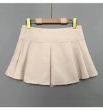 WOMENGAGA Korea Style Sexy Slim High Waist Strap A-line Half Length Skirt Fashion Women Skorts JK Sweet 2023 NewOW3W