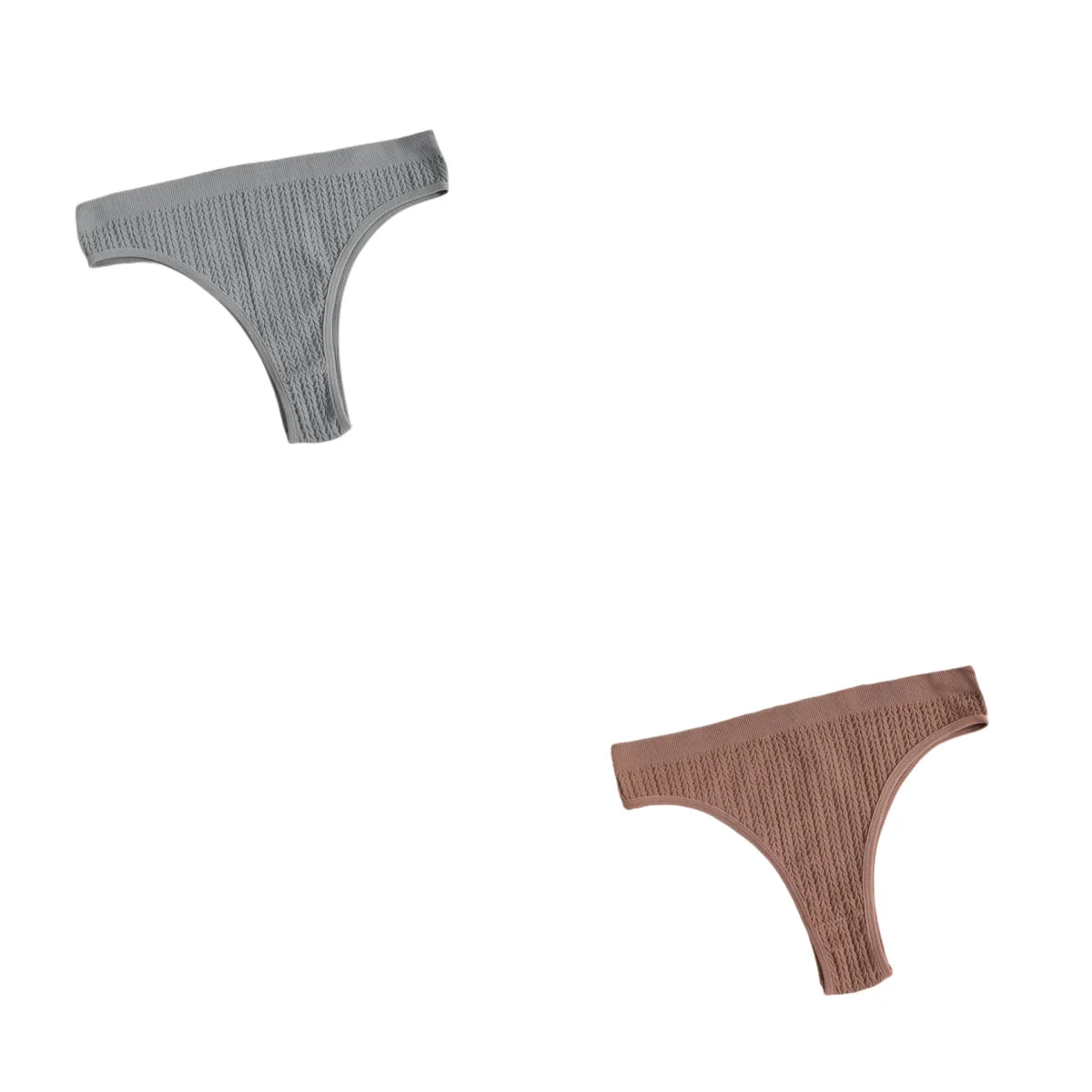 2Pcs/Set Seamless Panties Women Low Rise Panty Soft Solid Color Briefs Sexy Sports Underwear Female Underpants Lingerie M-XL