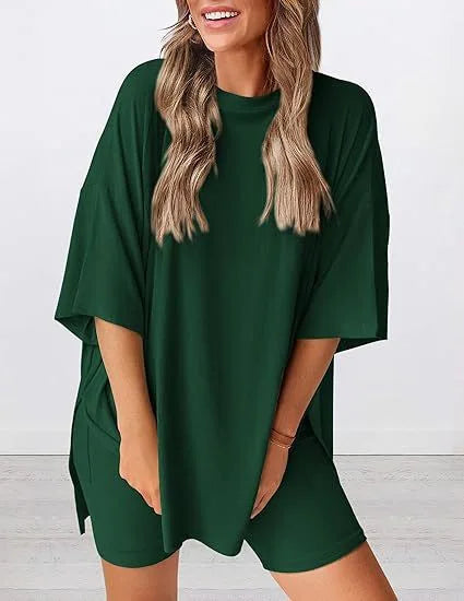 Plus Size 3XL Sleepwear Summer New Fashion Casual Loose Women Pajama Set Pijamas Feminino Women Pajamas Set Pijamas De Mujer
