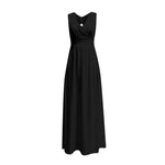 Sexy V Neck Long Prom Dress Women's Off Shoulder High Split Maxi Dress Formal Cocktail Party Evening Gown with Train