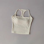 Women's Cross-Back Yoga Sports Vest One-Piece Cup Versatile Training Fitness Bra Colorful Fitness Clothing for Active Women
