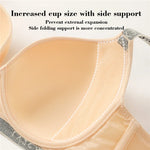 2025 Women's Plus Size T-Shirt Bra Letter Seamless Embroidery Sport Everyday Bra 70-100 C D E F G Push-up Bra SWD9073