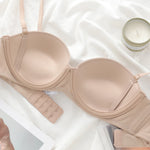 7 Color Women Seamless Underwear Sexy 1/2 Cup Push Up Bra Cotton Comfortable Underwie Brassiere Plus Size CD Cup Female Lingerie