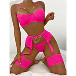 Underwire Exotic Sets Sexy Sensual Brassiere Lingerie Set Women's Underwear Set Push Up thin Bralette Bra and Panty Set