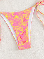 Triangle String Bikinis 2025 Printed Swimwear Female Sexy Brazilian Swimsuit Women Bathers Bathing Swimming Swim Suit Beachwear
