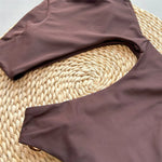 Dark Brown One Shoulder Solid Swimwears Sexy Swimsuit Women One Piece 2026 Hollow Out Monokini Metal Ring Bathing Suit Bodysuit