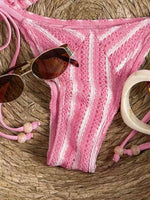 DEKA Weave Mash Pink Sexy Bikinis Set Swimsuit Women's Swimwear Push Up Female Beach Swimming Wear Bathing Suit Pool Bather 2026
