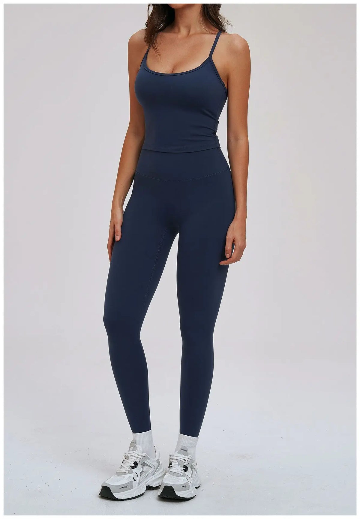 Yoga Short Sets Women Shockproof Slim Back Cross Sports Vest High Waist Leggings Fitness Suit Outdoor Gym Running Set Tracksuit