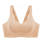 Plus Size Unlined Minimizer Bra Wire-Free Side Support Anti-Sag Lightweight Lift Soft Support Underwear Women Sport Everyday Bra
