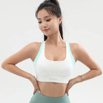 Yoga Bra Sexy Back Sport Top for Women Fitness Push up Gym Workout Running Shirt Shockproof Athletic Vest