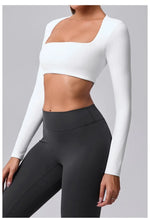 Women's Brushed Long Sleeve Yoga T-shirt Lightweight Quick-Dry Sports Tunic for Outdoor Running, Fitness & Multi-Sport