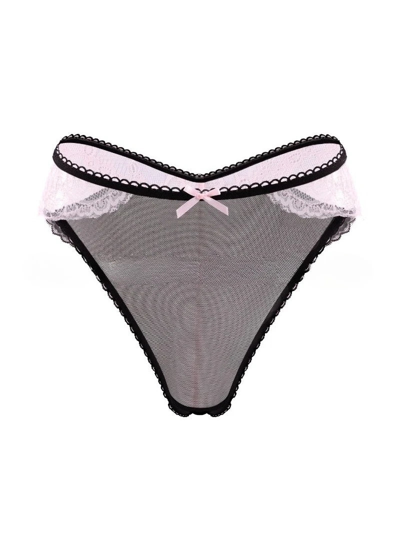 1PCS Sexy Lace Bow Lady Briefs Floral Patchwork Panties Breathable Female Underpants Elegant Lingerie Women Panties Underwear