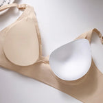 No-Show Seamless Bras For Women Non-wire V-neck Bralette Leopard Print Removable Pads Sports Underwear Sexy Lingerie S-5XL