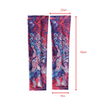 Ice Silk Tattoo Sleeve Men Women Summer Tattoo Sleeve UV Solar Arm Covers Cycling Cuff Quick Drying Cool Anti-Sunburn Arm Sleeve