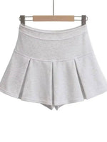 2026 Spring/summer New High Waisted Sporty Style Pleated Skirt Women Spicy Girl Casual Versatile Wrap Hip Short Skirt EJQ2