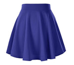 New Women Basic Skirts Summer Flared Casual Mini Skater Shorts Skirt Fashion School Pleated Fluffy Plus Size 5XL Red Short Skirt
