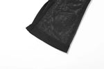Asymmetrical Cut Out Mesh Crop Top with Sleeves Fairy GrungeClothes Transparent Camisole Tank Tops