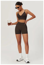 High Waist Shorts Seamless Yoga Shorts Workout Fitness Lift Peach Butt Fitness Tight Gym Running Body Shaper Pants Ribbed Shorts