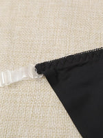 Ladies Sexy Invisible Casual Comfortable Black And White Solid Color Thong Combination C314