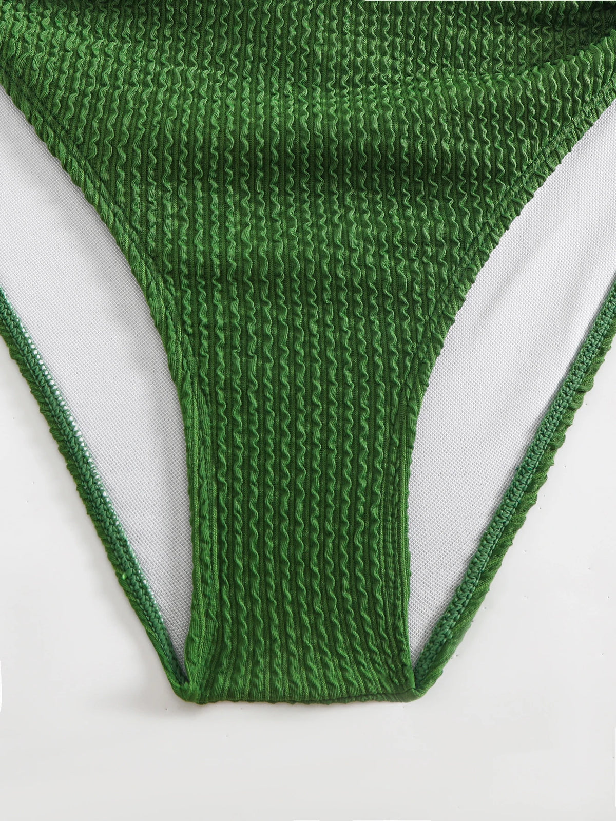 High Waist Bikini 2026 Women Sporty Swimsuit Solid Sexy Striped Swimwear Female Bathers Bathing Swimming Swim Suit Beachwear