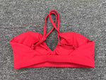 Women's Yoga Bra - Running Cross Back Breathable Naked Feel Sports Fitness Brafor Yoga Running Gym Top