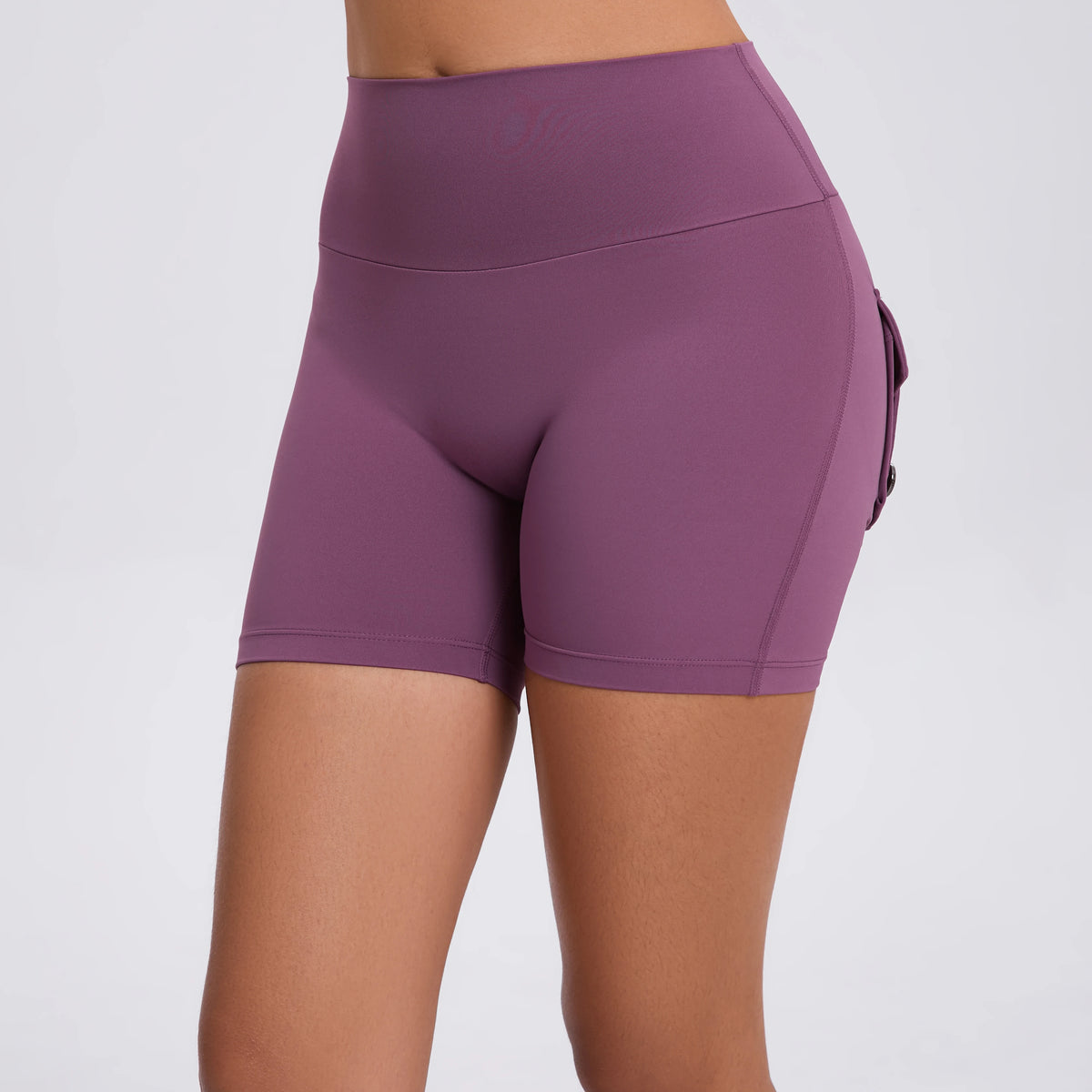 Peach Butt Fitness Shorts Women's Exercise Three-Quarter Pants Cargo Air Dry Pocket Yoga Tight Lift Summer